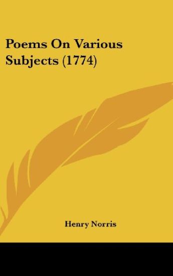 Poems On Various Subjects (1774)
