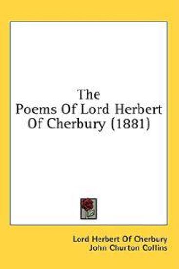The Poems Of Lord Herbert Of Cherbury (1881)