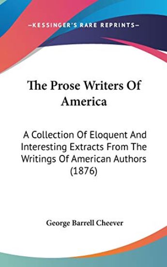 The Prose Writers Of America