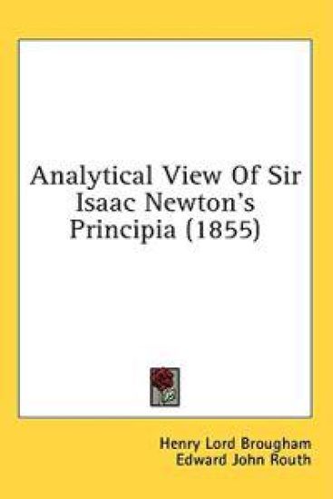 Analytical View Of Sir Isaac Newton's Principia (1855)