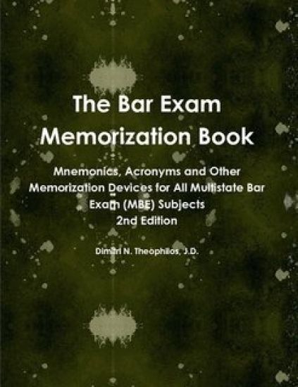 The Bar Exam Memorization Book