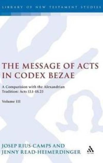 The Message of Acts in Codex Bezae