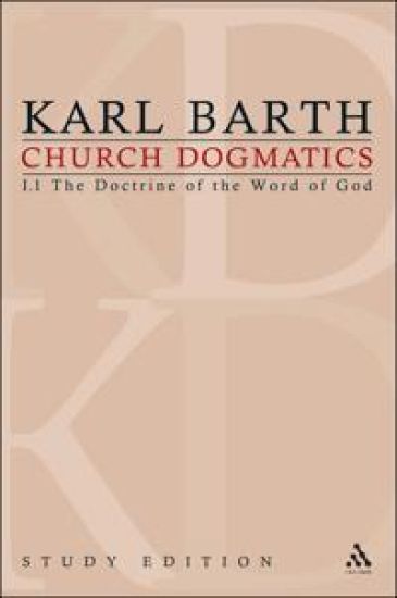 Church Dogmatics Study Edition 2