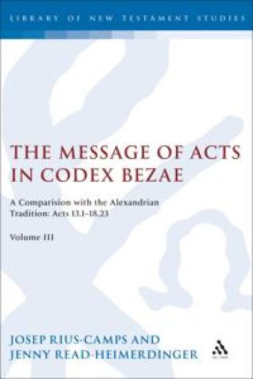 The Message of Acts in Codex Bezae