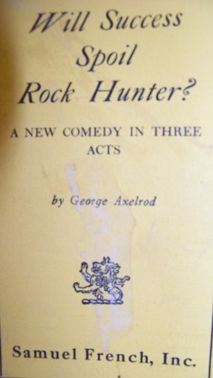 Will Success Spoil Rock Hunter?