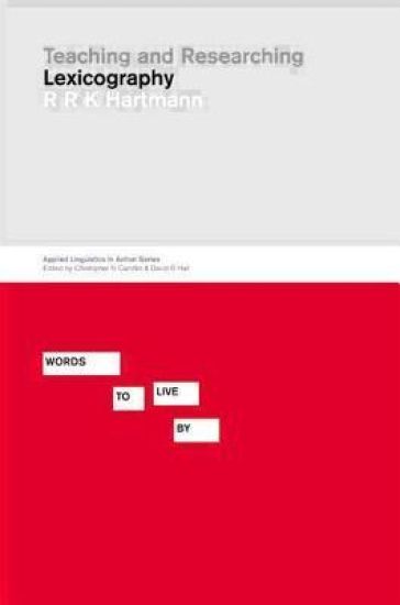 Teaching and Researching Lexicography