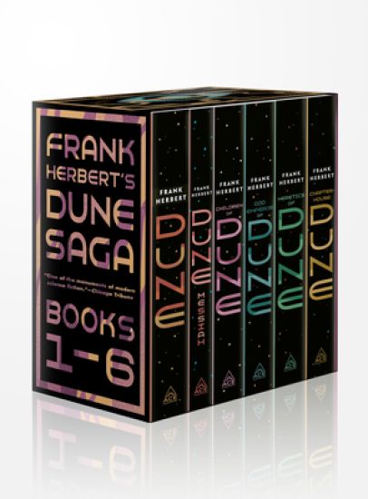 Frank Herbert's Dune Saga 6-Book Boxed Set: Dune, Dune Messiah, Children of Dune, God Emperor of Dune, Heretics of Dune, Andchapterhouse: Dune