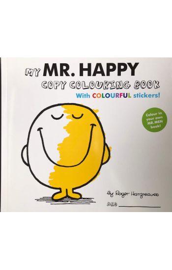 MR MEN MR HAPPY COLOURING