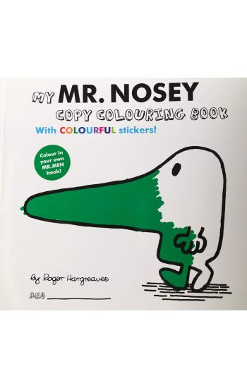 MR MEN MR NOSEY COLOURING