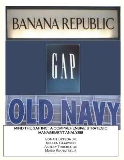Mind the Gap Inc.: A Comprehensive Strategic Management Analysis