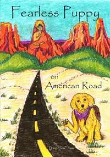 Fearless Puppy on American Road
