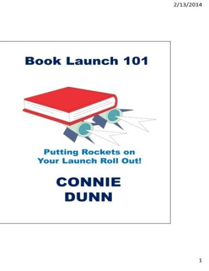 Book Launch 101: Putting the Rockets on Your Launch Roll Out!