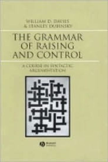 The Grammar of Raising and Control