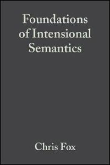 Foundations of Intensional Semantics
