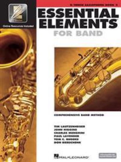 Essential Elements for Band BB Tenor Saxophone Book 2 Beginner Saxophone Method with Eei Online Resources