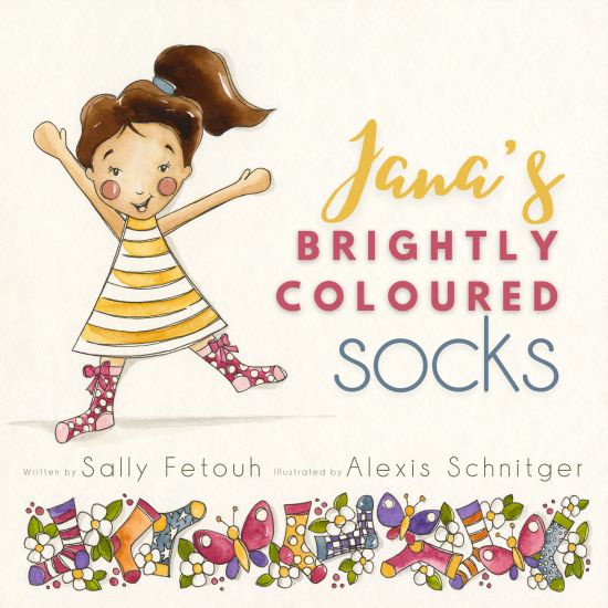 Jana's Brightly Coloured Socks