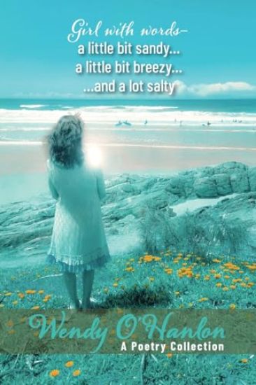 Girl with words - a little bit sandy... a little bit breezy... and a lot salty