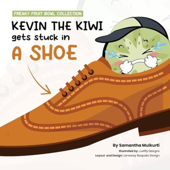 Kevin the Kiwi gets stuck in a Shoe