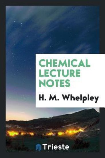 Chemical Lecture Notes