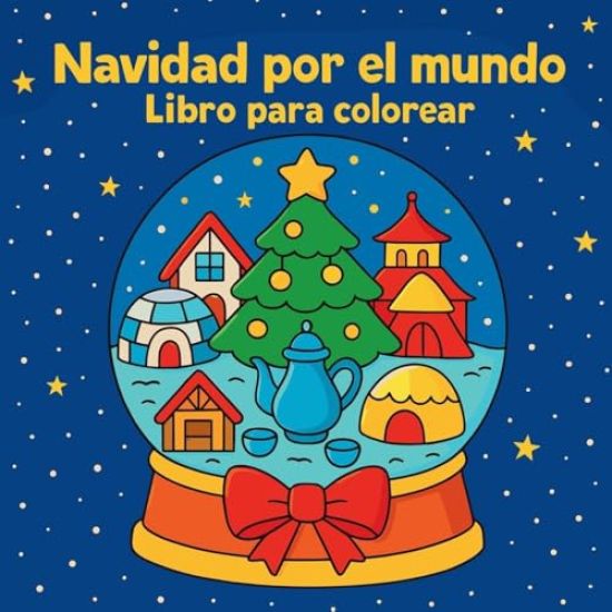 Navidad por el mundo - Libro para colorear