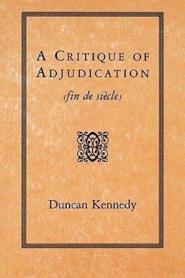A Critique of Adjudication