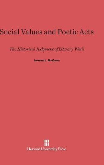 Social Values and Poetic Acts