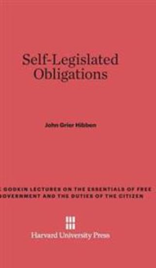 Self-Legislated Obligations