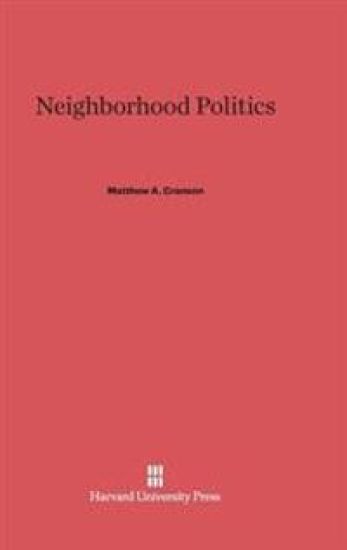 Neighborhood Politics
