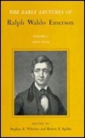 Early Lectures of Ralph Waldo Emerson