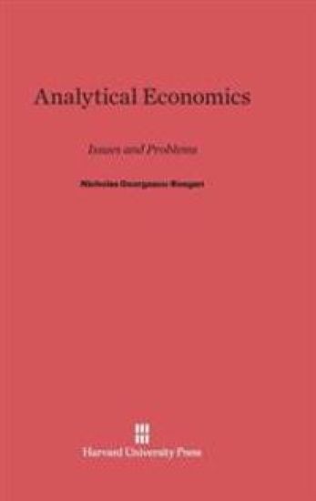 Analytical Economics