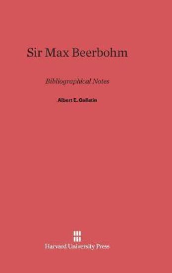 Kansikuva: Sir Max Beerbohm