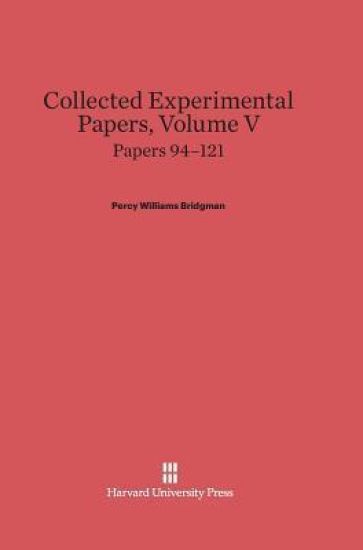 Collected Experimental Papers, Volume V