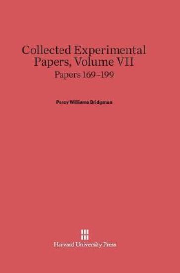 Collected Experimental Papers, Volume VII