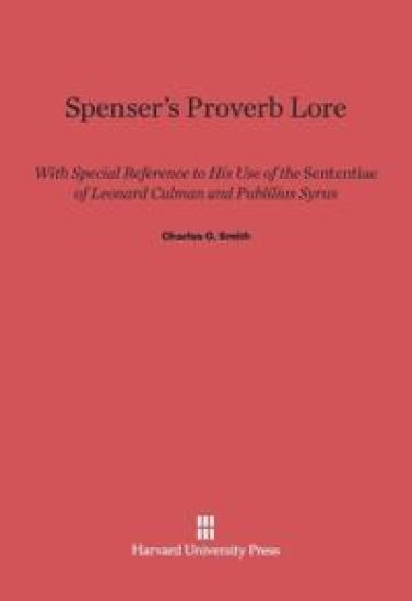 Spenser's Proverb Lore