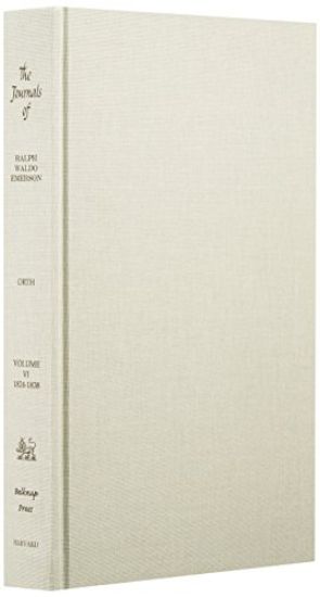 Journals and Miscellaneous Notebooks of Ralph Waldo Emerson