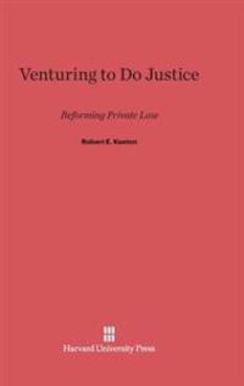 Venturing to Do Justice