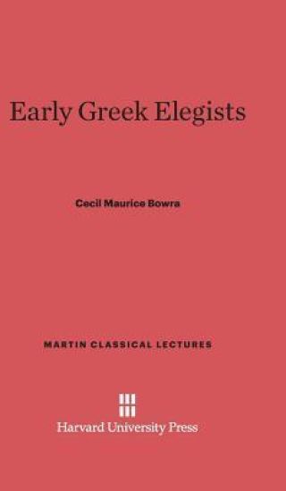 Early Greek Elegists