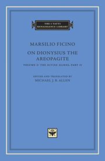 On Dionysius the Areopagite