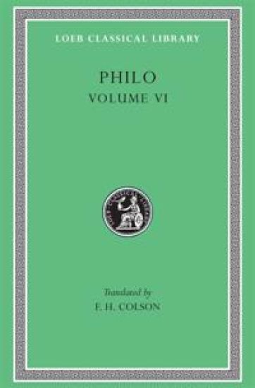 Philo, Volume VI