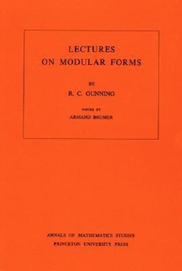 Lectures on Modular Forms