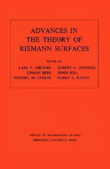 Advances in the Theory of Riemann Surfaces