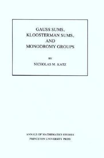 Gauss Sums, Kloosterman Sums, and Monodromy Groups