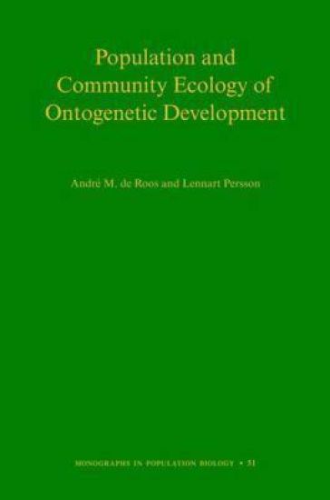 Population and Community Ecology of Ontogenetic Development
