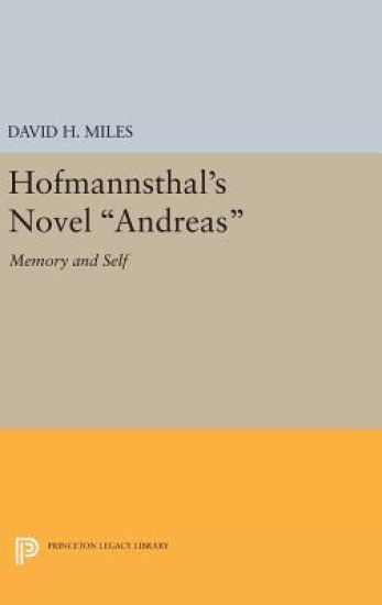 Hofmannsthal's Novel Andreas