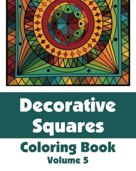 Decorative Squares Coloring Book (Volume 5)