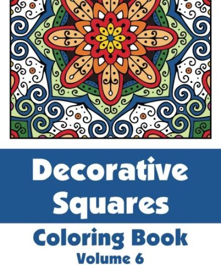 Decorative Squares Coloring Book (Volume 6)
