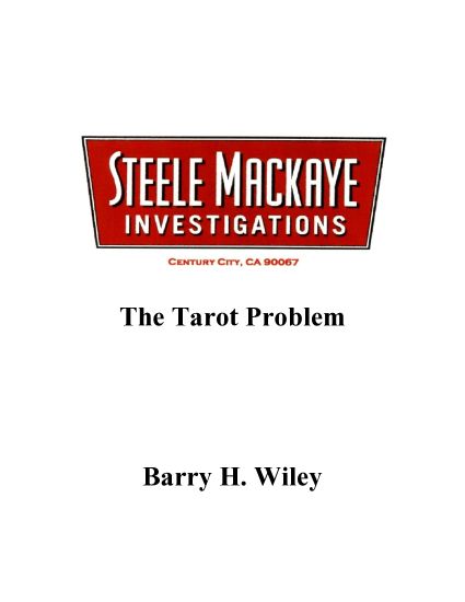 Steele Mackaye Investigations: The Tarot Problem