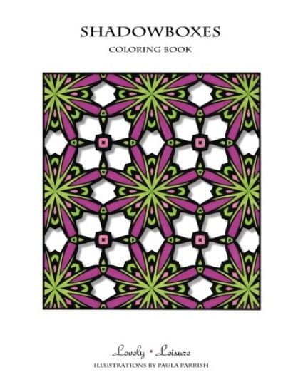Shadowboxes: Lovely Leisure Coloring Book