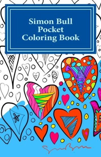 Simon Bull Pocket Coloring Book: Volume II Hearts