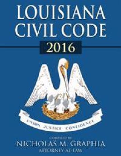 Louisiana Civil Code 2016